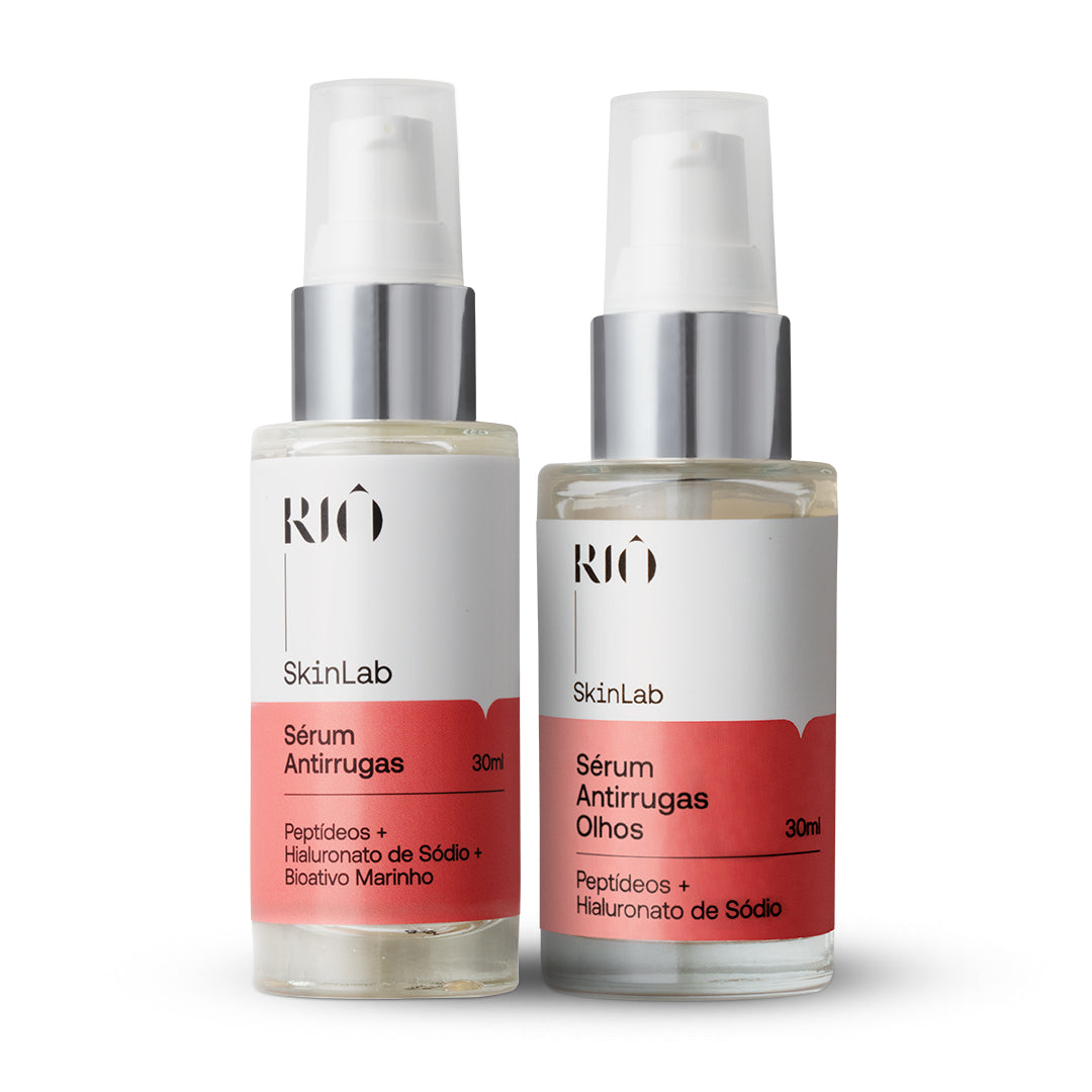 Kit Rotina Well-Aging 40+ - Sérum Antirrugas + Sérum Antirrugas Olhos
