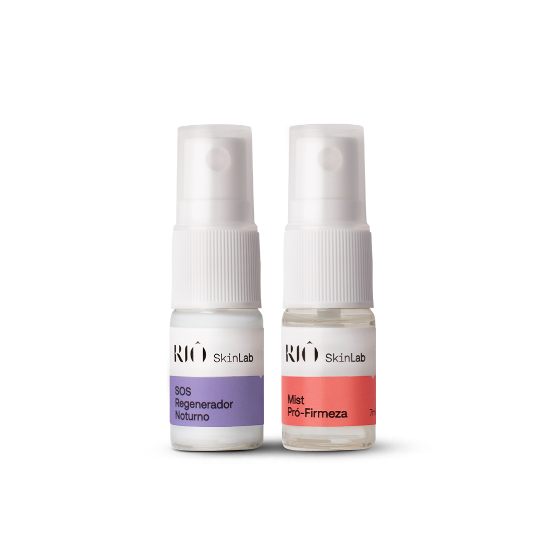 Kit Travel SOS Regenerador Noturno + Mist Pró-Firmeza - Presente