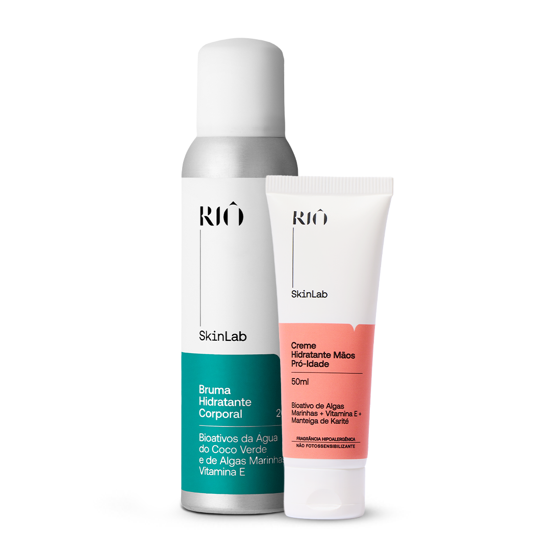 Kit Hidratação Corporal &amp; Mãos - Bruma Corporal + Creme Hidratante Mãos